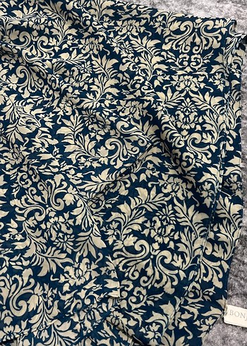 Mavi Desenli  şal - Görsel 3