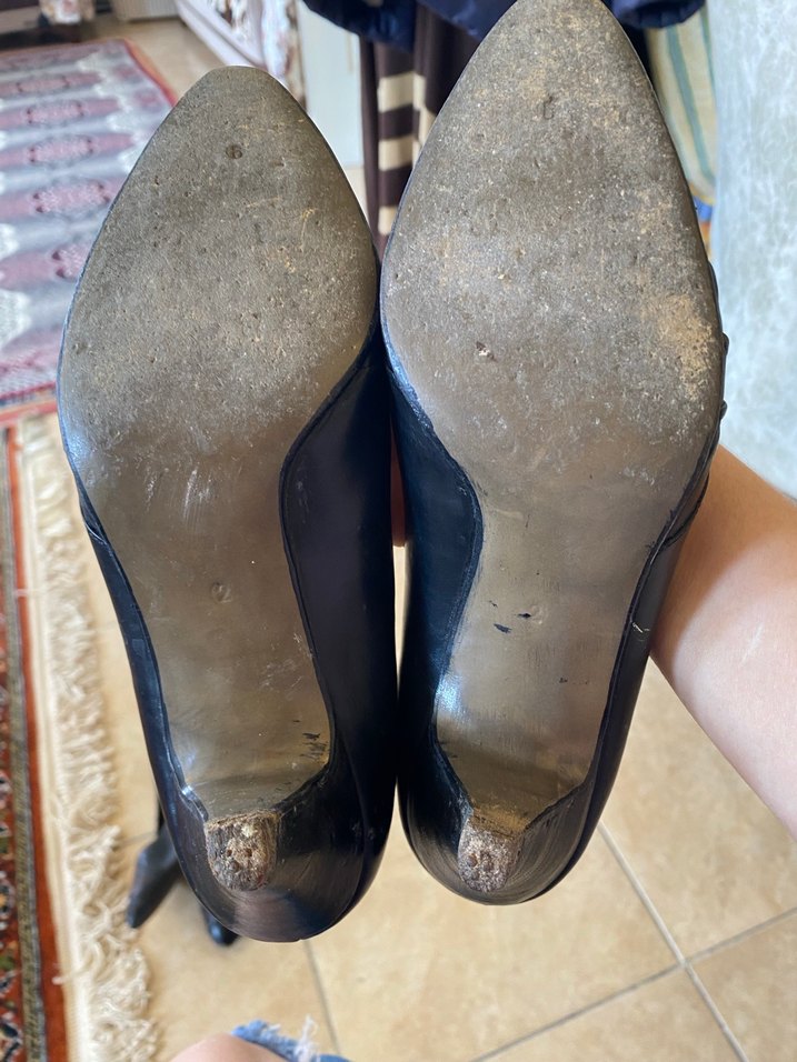 Kadın Siyah Klasik Dolgu Topuklu Ayakkabı - Görsel 4