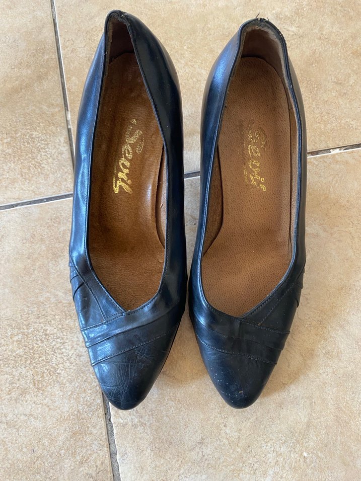 Kadın Siyah Klasik Dolgu Topuklu Ayakkabı - Görsel 2