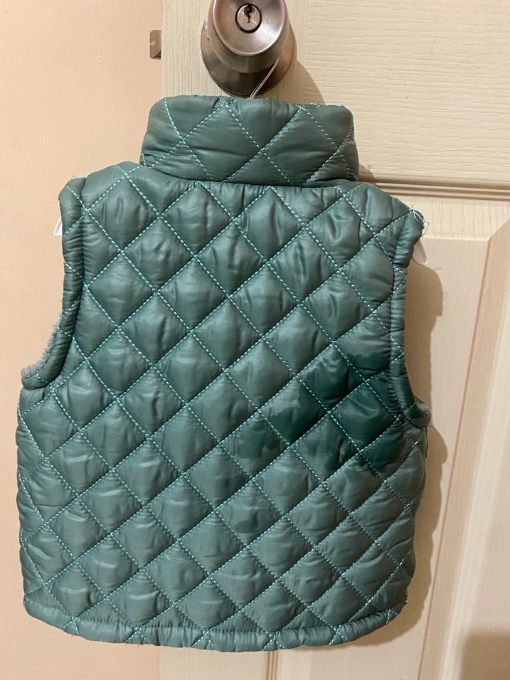 Erkek Çocuk Gri Kapitone Fermuarlı Yelek - Görsel 2