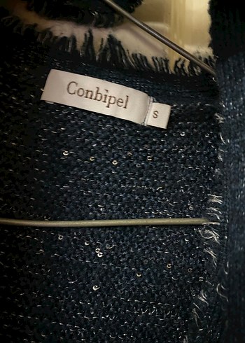 Uzun Gri Triko Kadın Hırka - Görsel 2