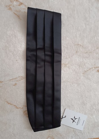 Damatlık Aksesuar Erkek Papyon ve kemer - Görsel 3