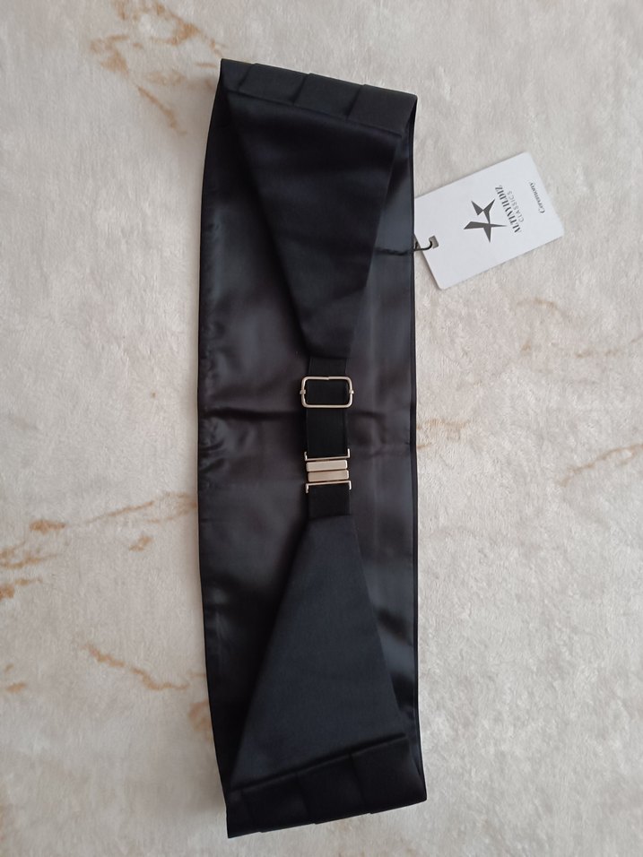 Damatlık Aksesuar Erkek Papyon ve kemer - Görsel 2