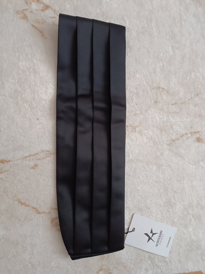 Damatlık Aksesuar Erkek Papyon ve kemer - Görsel 3