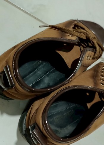 Kahverengi Süet Kadın Günlük Ayakkabı - Görsel 4