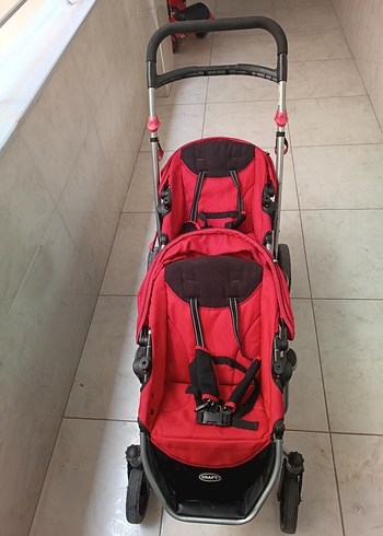 Kraft Marka İkiz Bebek Arabası - Görsel 9