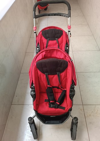 Kraft Marka İkiz Bebek Arabası - Görsel 7