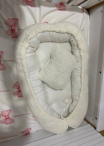 Beyaz Yumuşak Çocuk Uyku Minderi anne yanı - Görsel 4