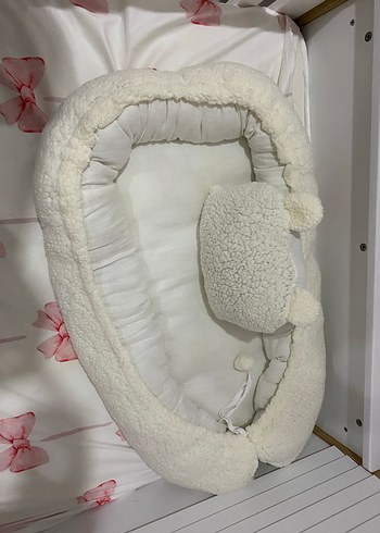 Beyaz Yumuşak Çocuk Uyku Minderi anne yanı - Görsel 5