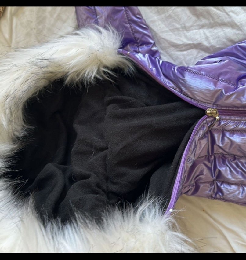 Mor Kürklü Astronot Tulumu - Görsel 3