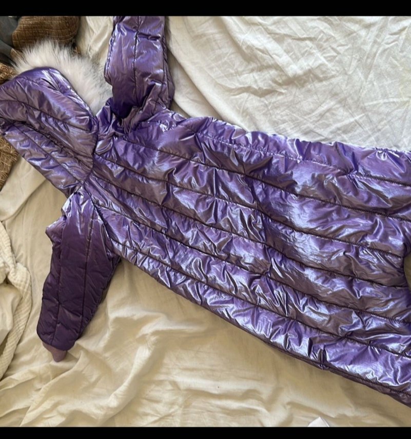 Mor Kürklü Astronot Tulumu - Görsel 4