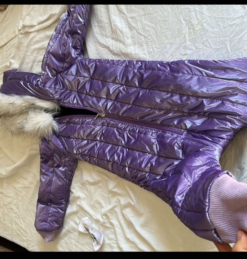 Mor Kürklü Astronot Tulumu - Görsel 2