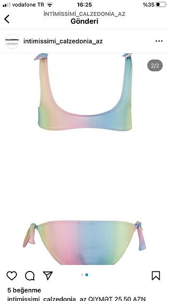 Calzedonıa çocuk bikini