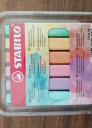  stabilo 6lı set
