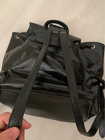  Beden siyah Renk Siyah sırt çantası nine west