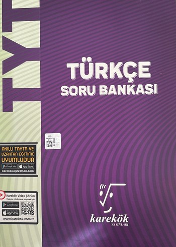 Karekök Yayınları Türkçe Soru Bankası