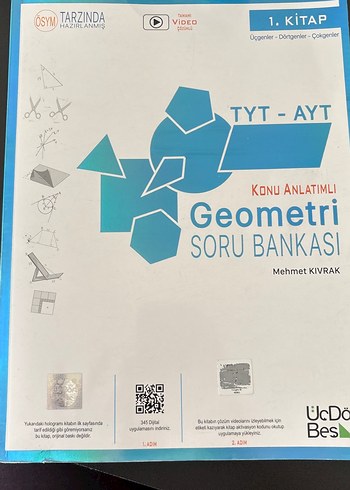 TYT-AYT Konu Anlatımlı Geometri Soru Bankası 1. Kitap