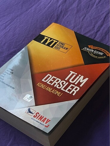 sınav yayınları tyt tüm dersler konu anlatımı ve konu testli