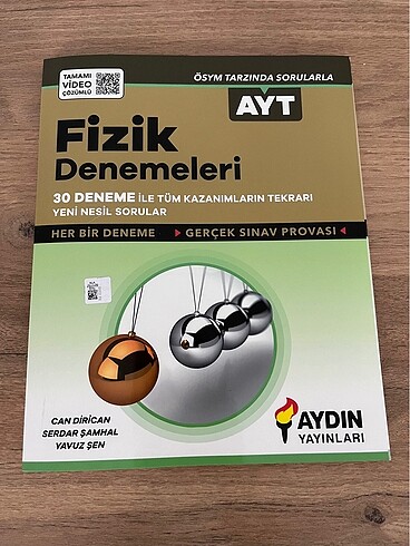 aydın ayt fizik deneme