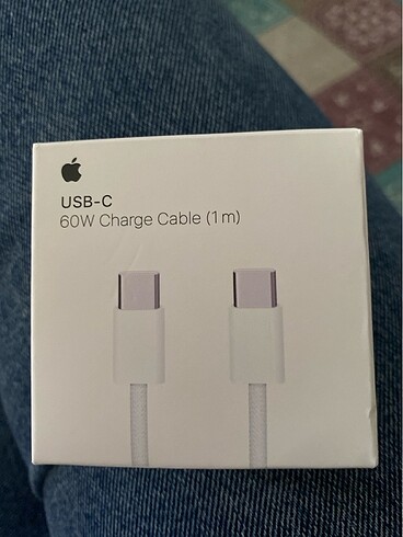İki ucu c başlık, iphone şarj kablosu