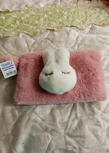 Pembe Peluş Tavşanlı anahtarlık