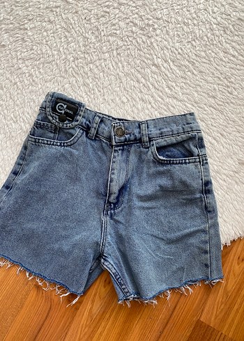 Kadın mavi Mini Denim Şort