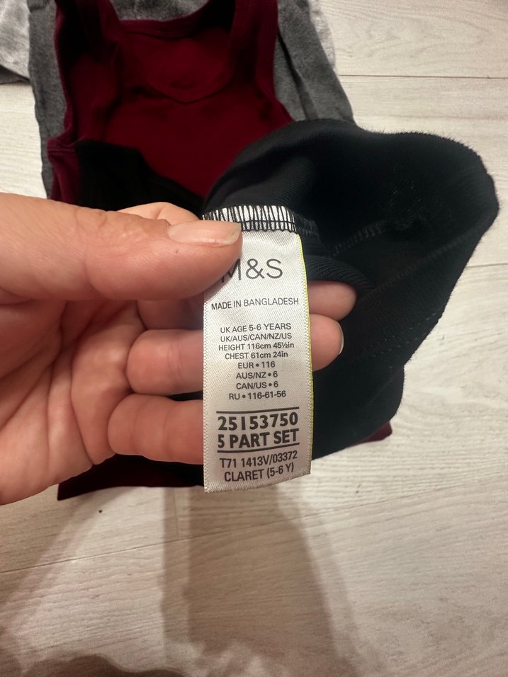 Çocuk Pamuklu Kolsuz Atlet - Gri, Siyah, Bordo - Görsel 4