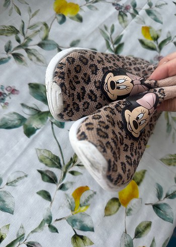 Leopar Desenli Örme Kız Çocuk Spor Ayakkabı - Görsel 3