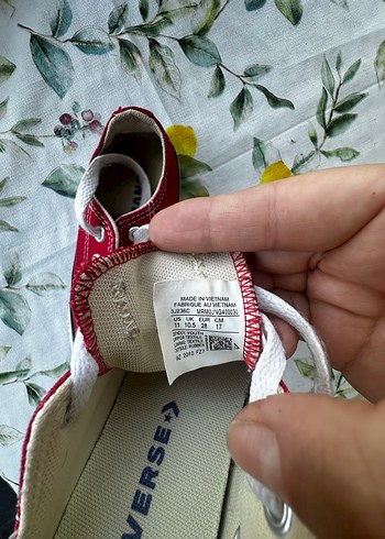Converse Kırmızı Bağcıklı Spor Ayakkabı - Görsel 4