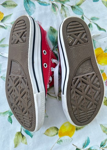 Converse Kırmızı Bağcıklı Spor Ayakkabı - Görsel 3