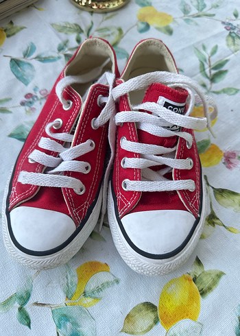 Converse Kırmızı Bağcıklı Spor Ayakkabı - Görsel 2