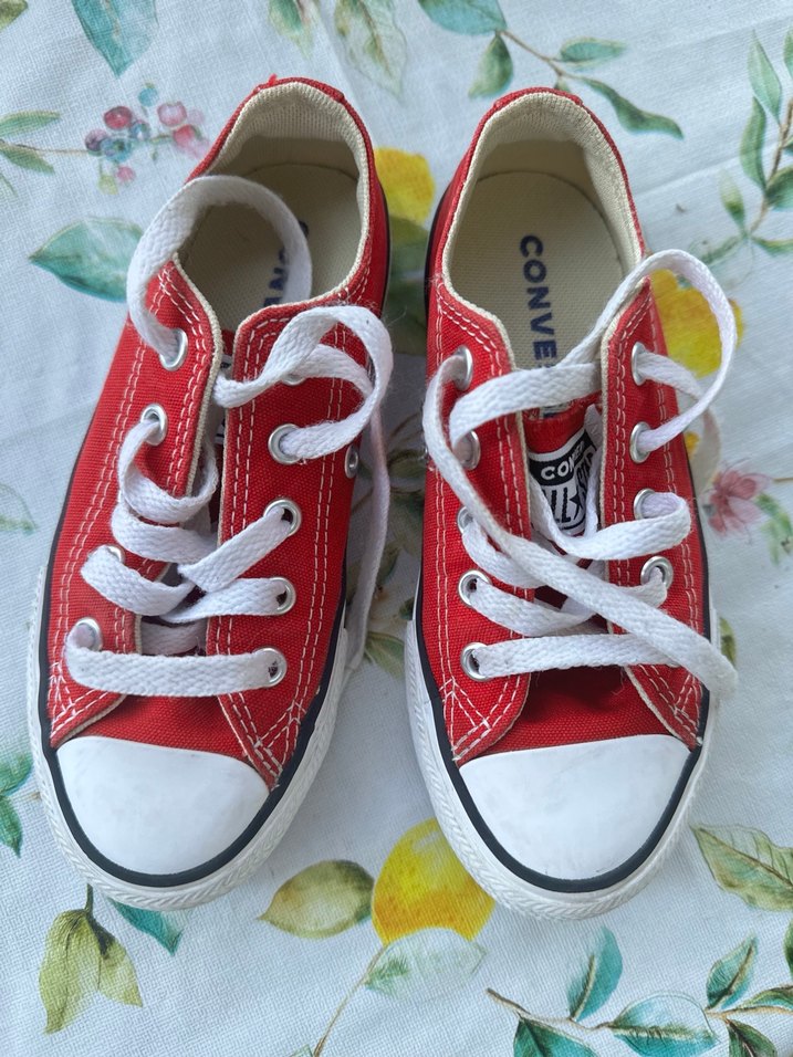 Converse Kırmızı Bağcıklı Spor Ayakkabı - Görsel 5