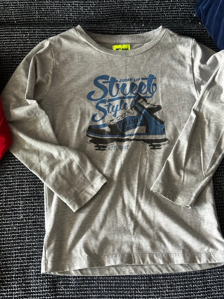 Erkek Çocuk Bisiklet Baskılı Kırmızı Tişört - Görsel 5