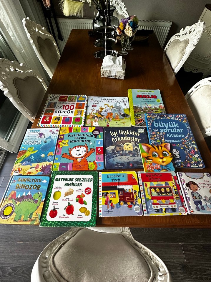 İngilizce-Türkçe İlk 100 Sözcük ve Eğitici Çocuk Kitapları - Görsel 2