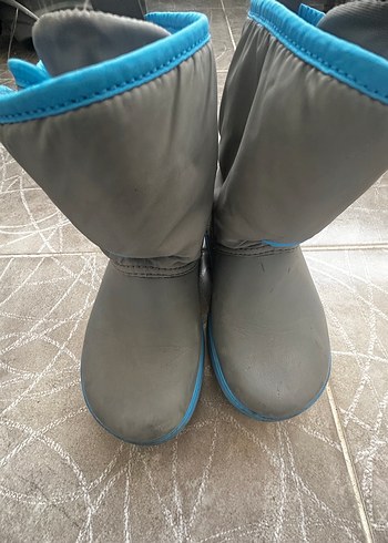 Gri Erkek Çocuk Lastik Botlar - Görsel 5