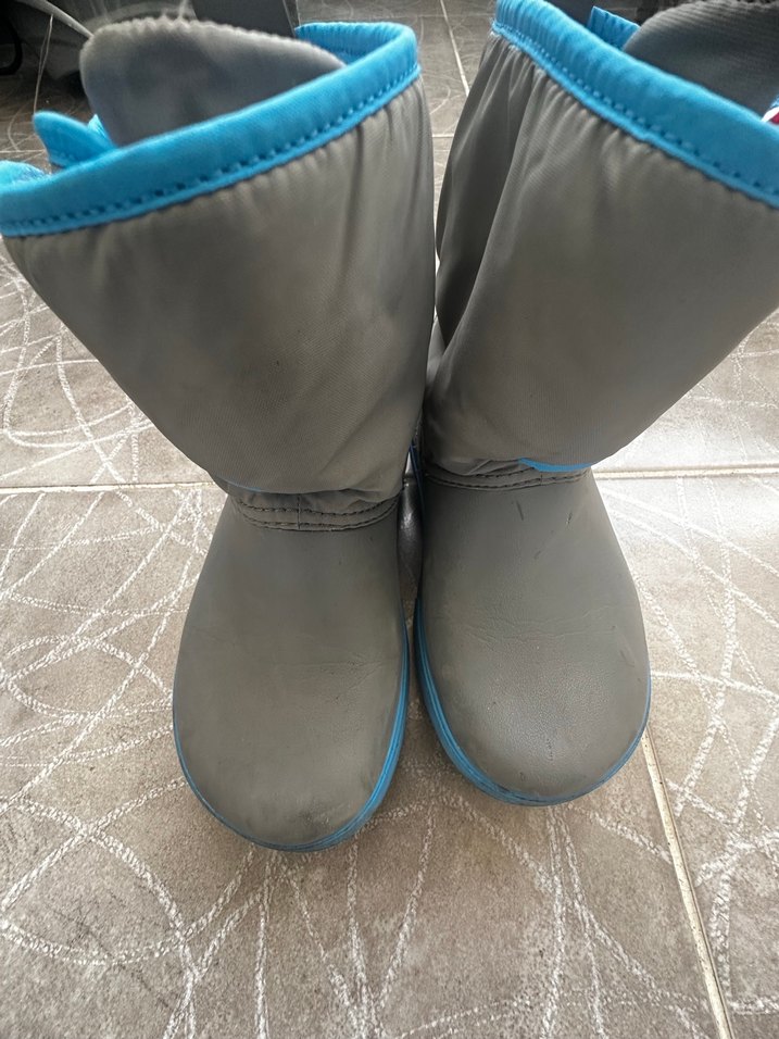 Gri Erkek Çocuk Lastik Botlar - Görsel 5