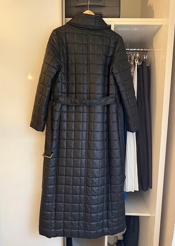 Ncl marka Düğmeli Siyah Kadın Uzun kaban - Görsel 3