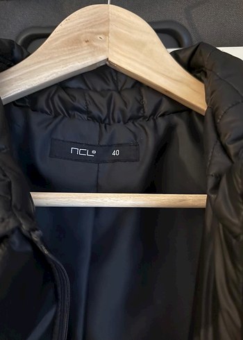 Ncl marka Düğmeli Siyah Kadın Uzun kaban - Görsel 4