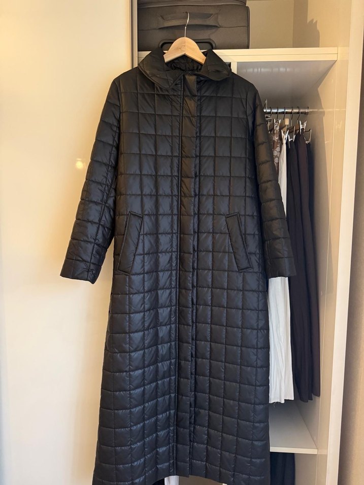 Ncl marka Düğmeli Siyah Kadın Uzun kaban - Görsel 2