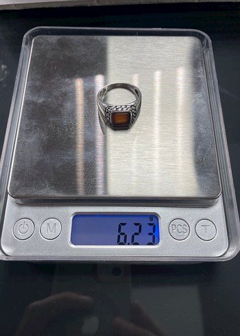 Kibar ve zarif gümüş yüzük - Görsel 6