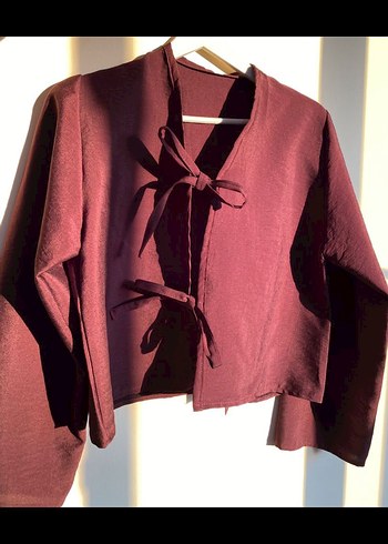 Zara Bağlamalı pembe gömlek