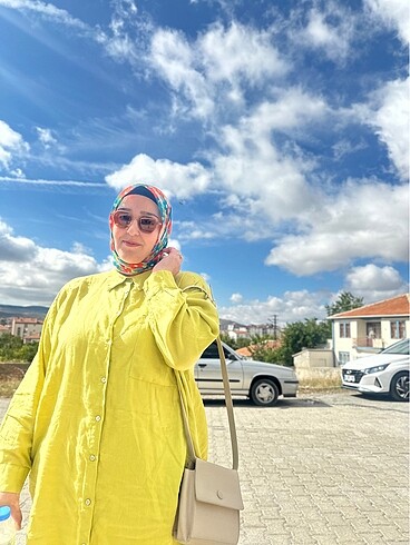 Keten yazlık tunik