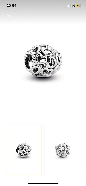 Pandora Pandora Kafes İşi Kalbini Aç Charm