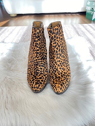 Nine West Topuklu Leopar Bot