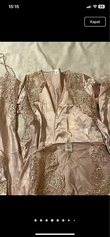 Gelin seti gecelik - Görsel 3