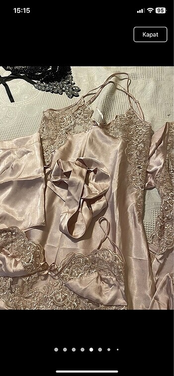 Gelin seti gecelik - Görsel 4