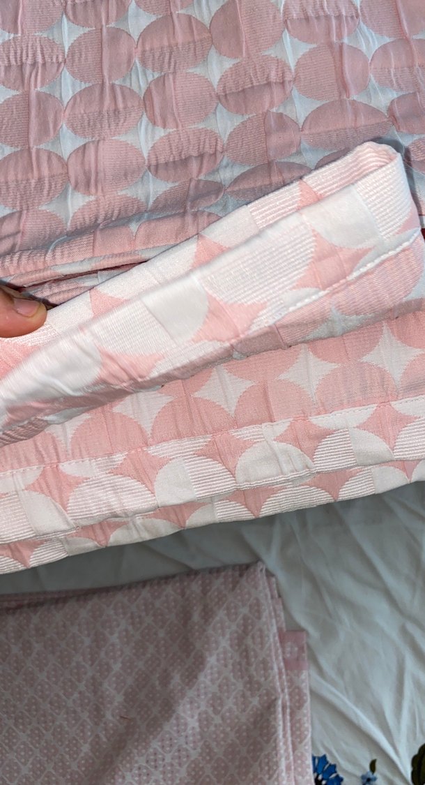 Pembe Pastel Renkli Yatak Örtüsü - Görsel 3