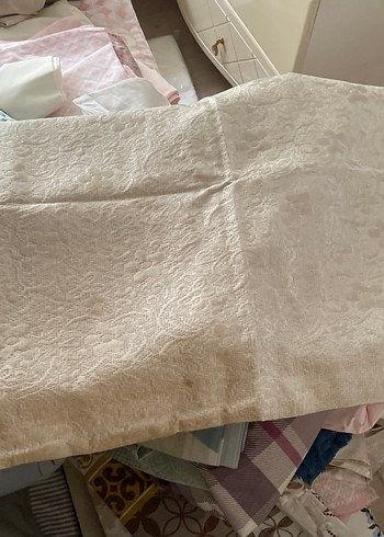 Bej Nakışlı Bohem yatak örtüsü - Görsel 3