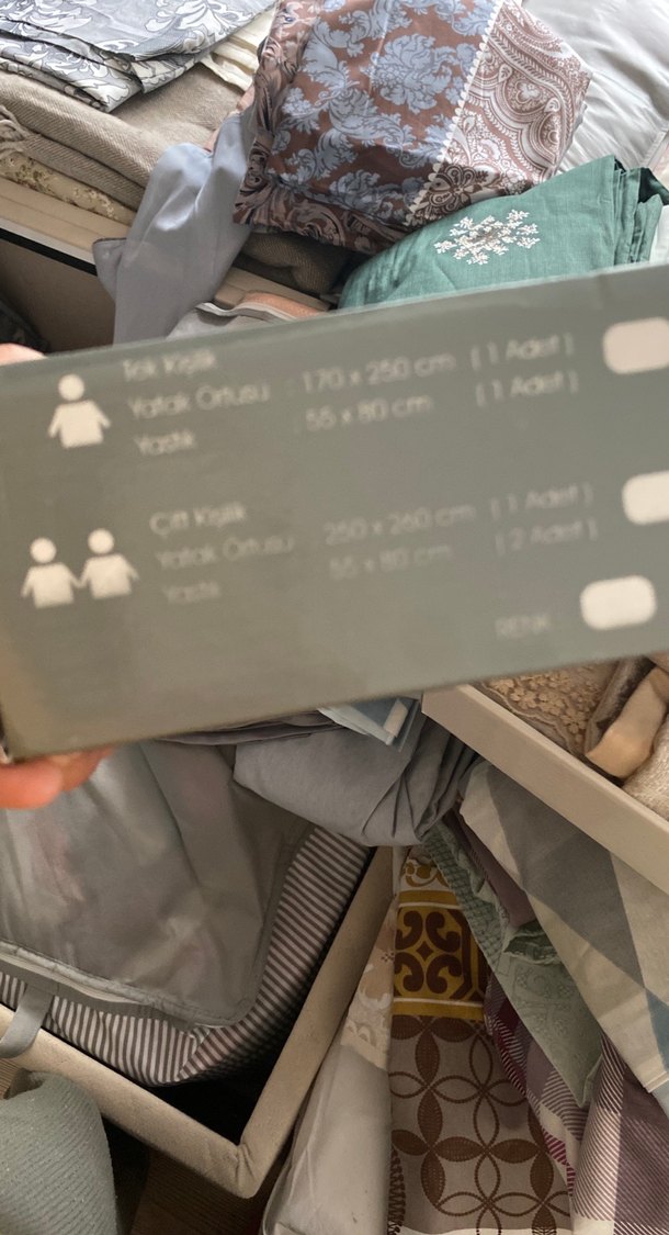 Bej Nakışlı Bohem yatak örtüsü - Görsel 4