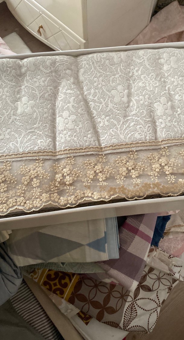 Bej Nakışlı Bohem yatak örtüsü - Görsel 2